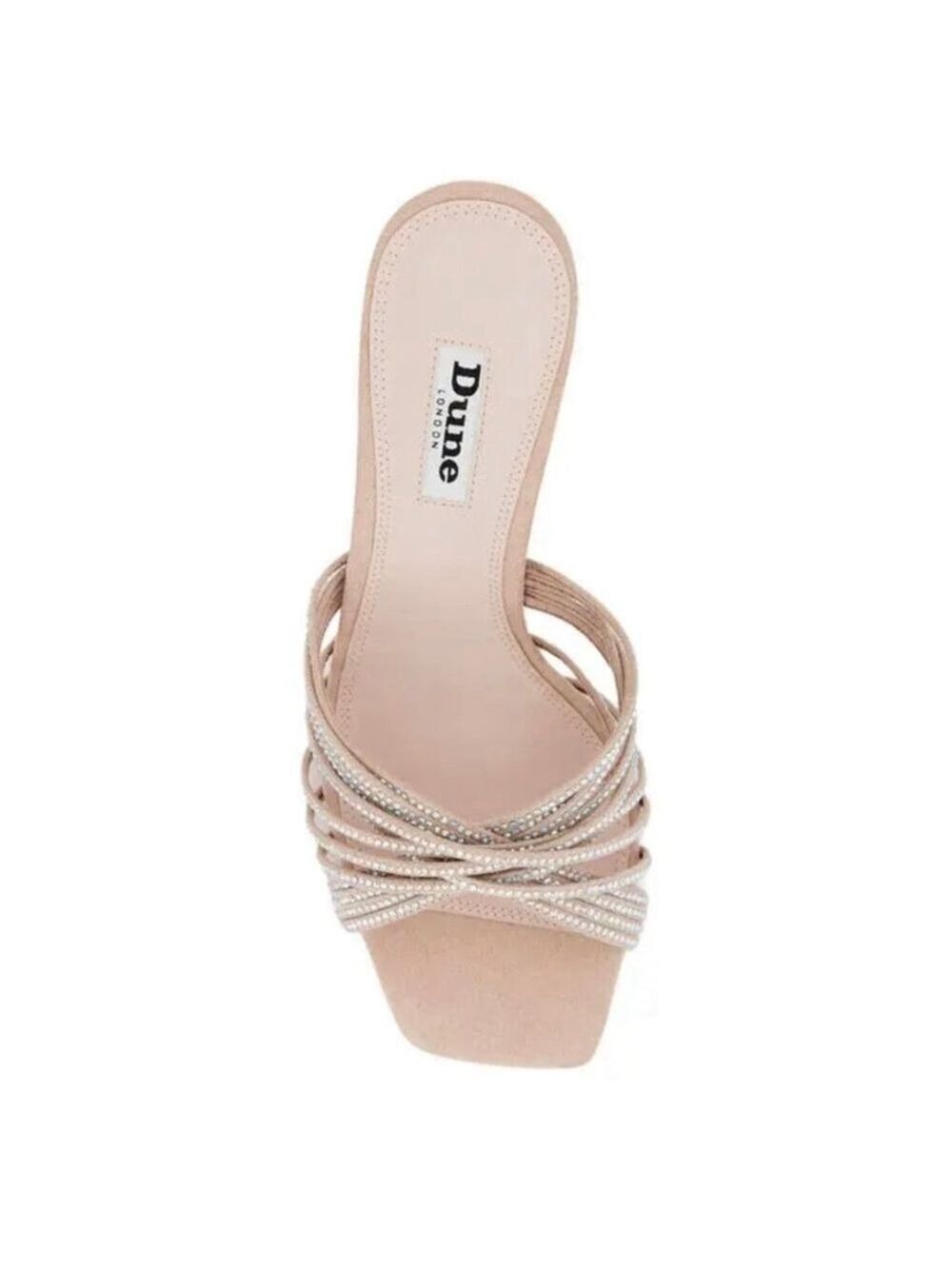 NWT Dune London Blush Marquees Strappy Sandals 38/8